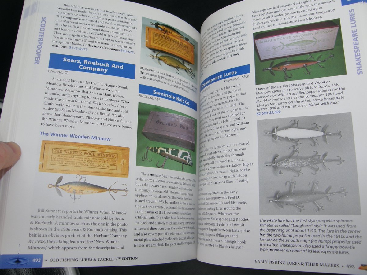 Old Fishing Lures and Tackle, Identification and Value Guide (Old Fishing  Lures & Tackle): Luckey,Carl F.: 9780896890763: : Books
